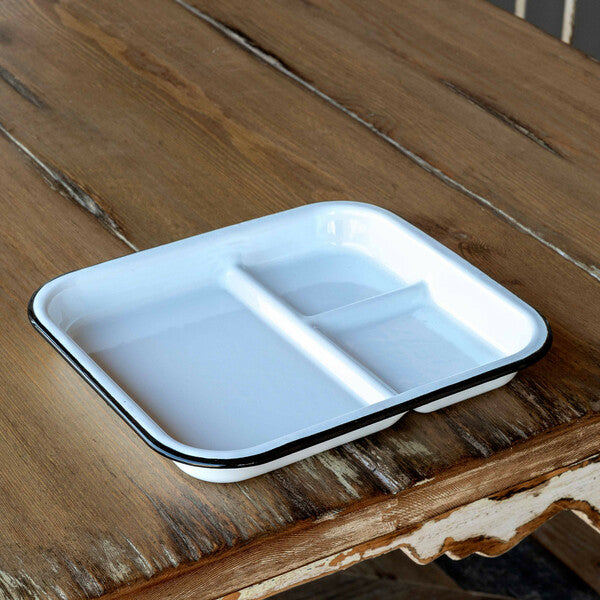 Cafeteria Enamelware Tray